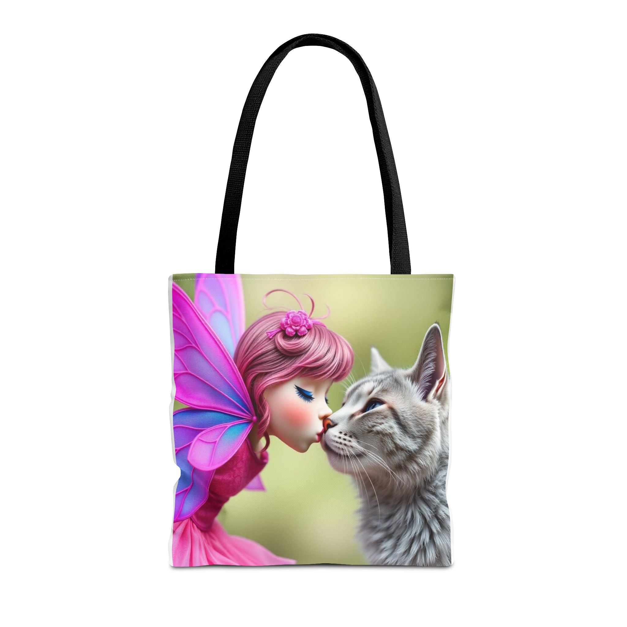 Magical Fairy Cat Tote Bag — Fairy Cat Art Tote