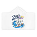 Youth Hooded Towel — "Good Bunny" Surfing Rabbit Beach Towel for Kids
