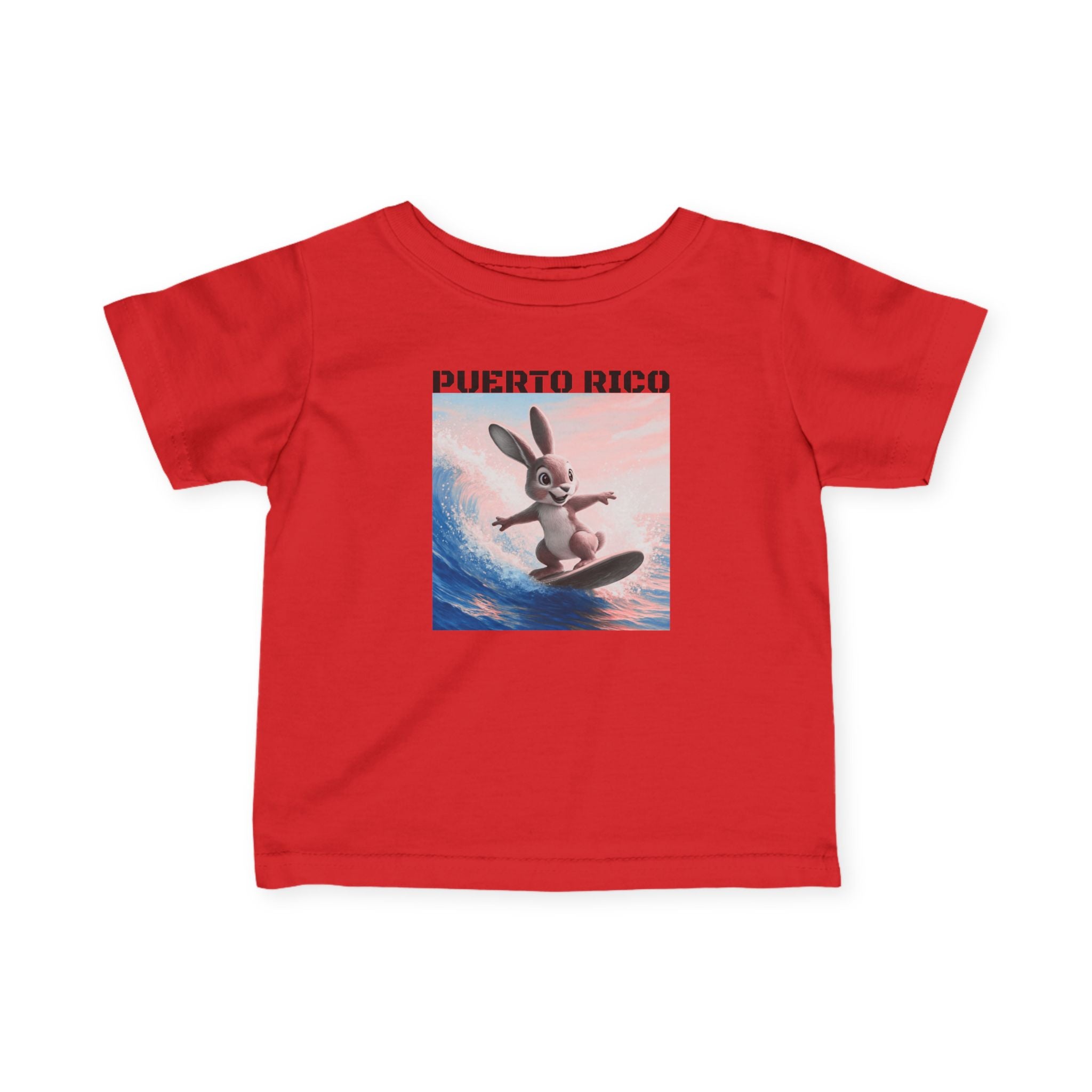 Infant Tee — Surfing Bunny Puerto Rico T-Shirt