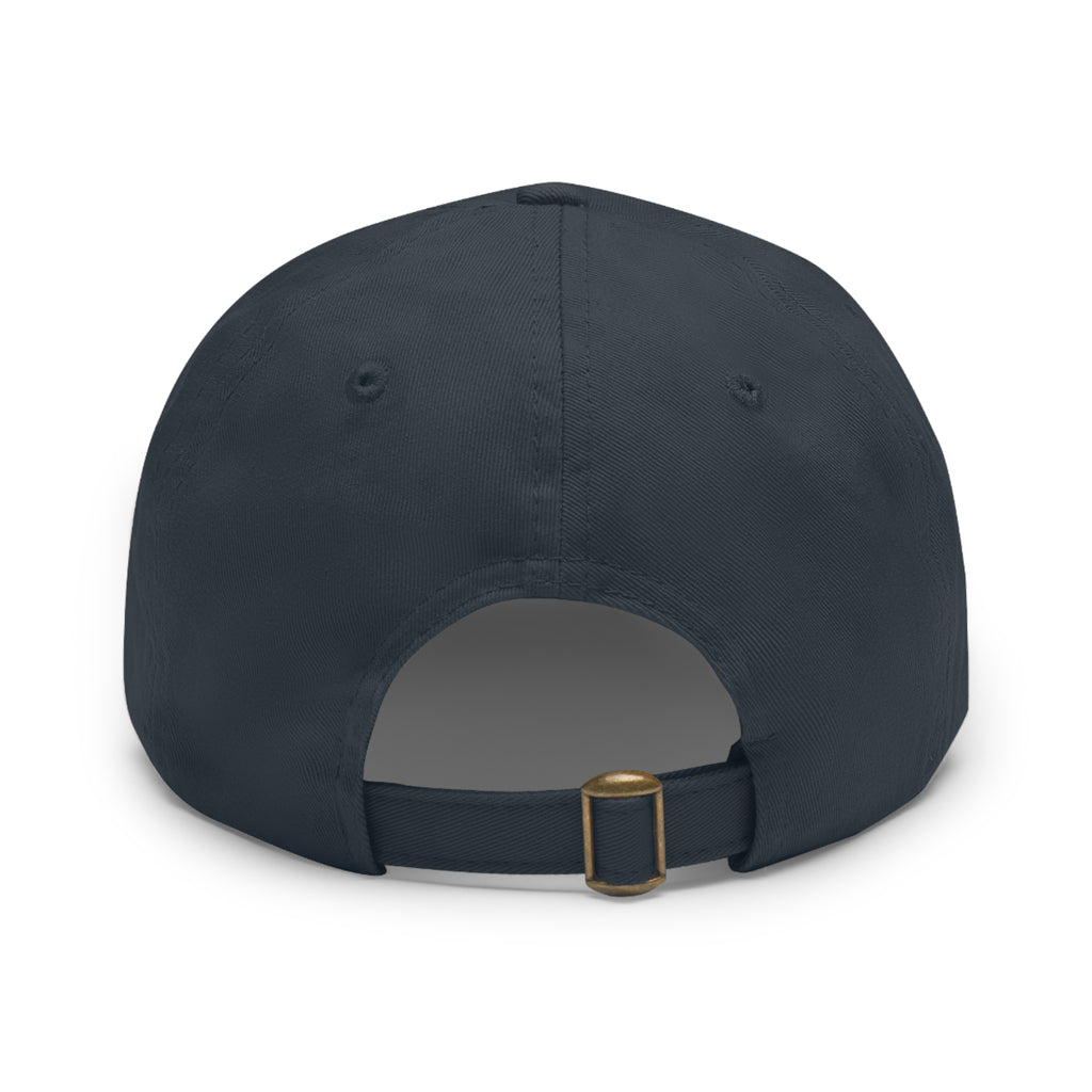 Dad Hat — "Puerto Rico Bunny" Leather Patch Baseball Cap