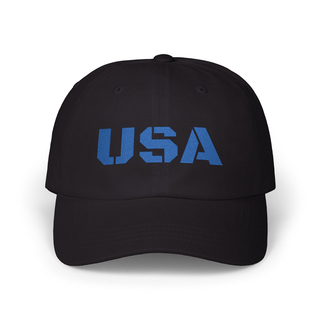 USA Distressed Classic Dad Cap — Patriotic USA Baseball Hat