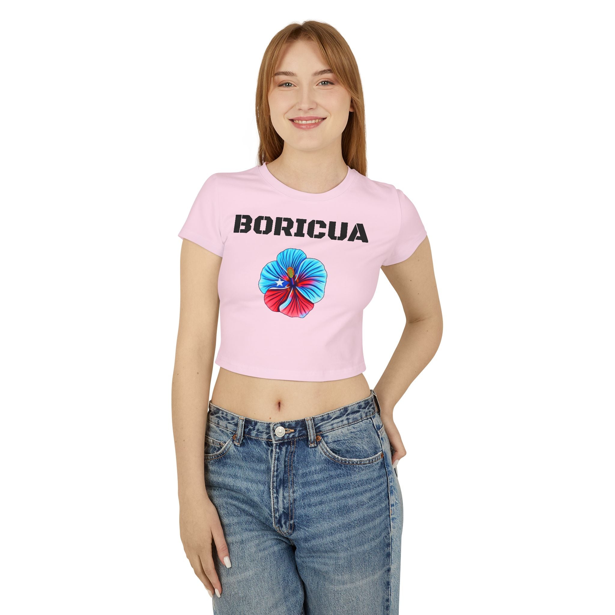 BORICUA Tee | Crop top, Puerto Rican Pride