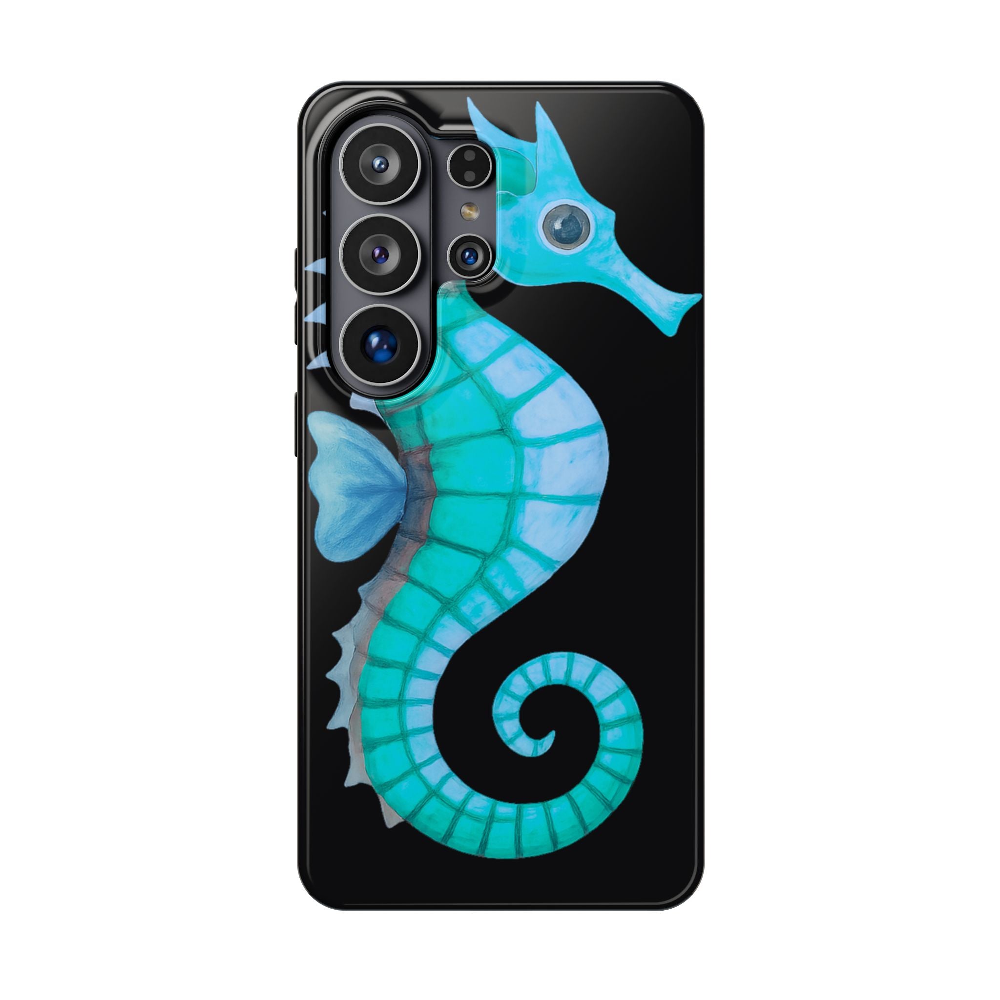 Seahorse Magnetic Impact-Resistant Phone Case — Turquoise Coastal Design S-26