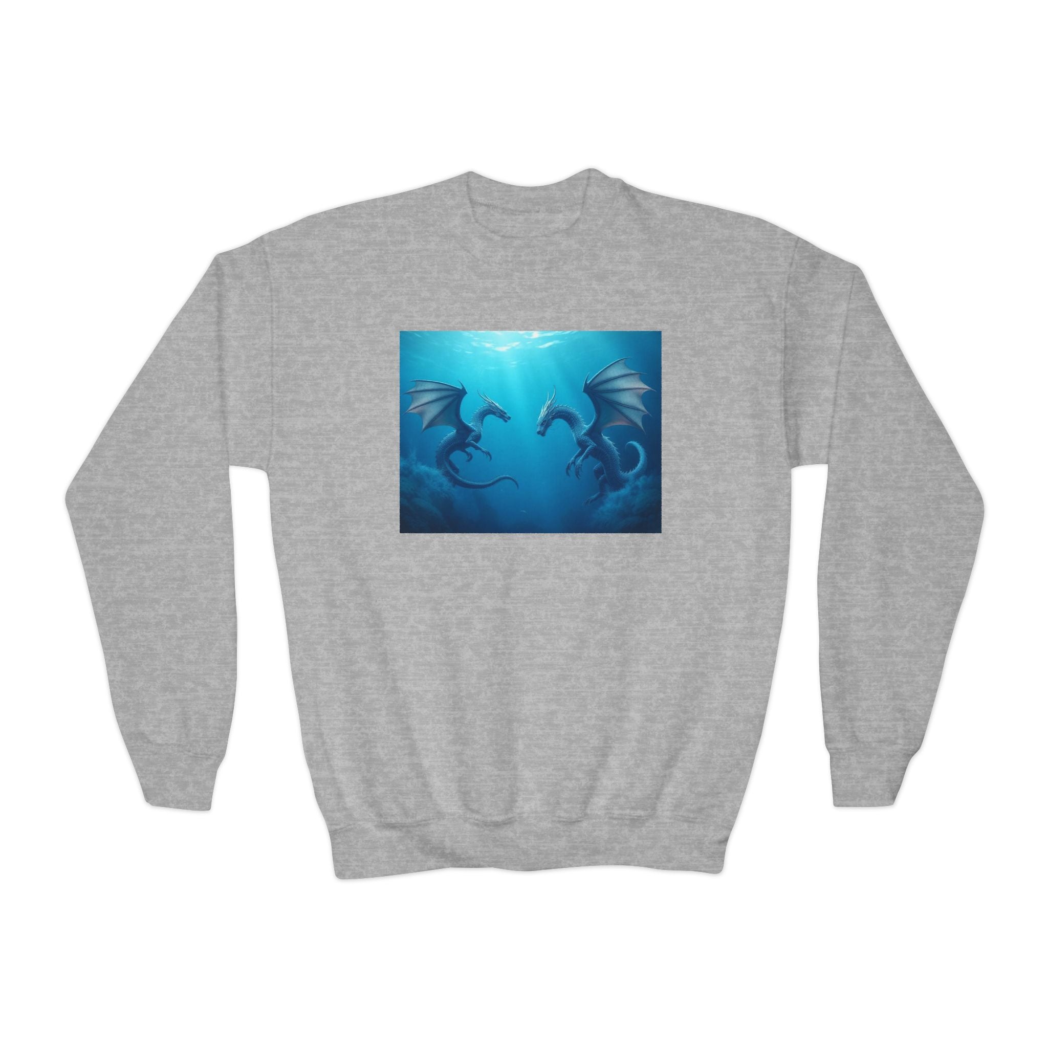Blue Sea Dragons Adventure Crewneck Sweatshirt