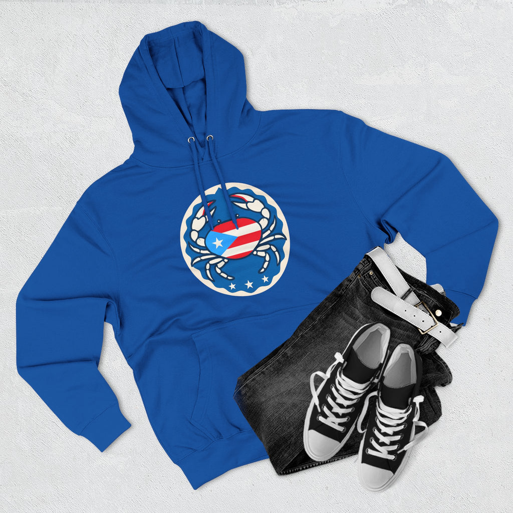 Puerto Rico Crab Hoodie / Cangrejo Sweatshirt, Island Sweatshirt