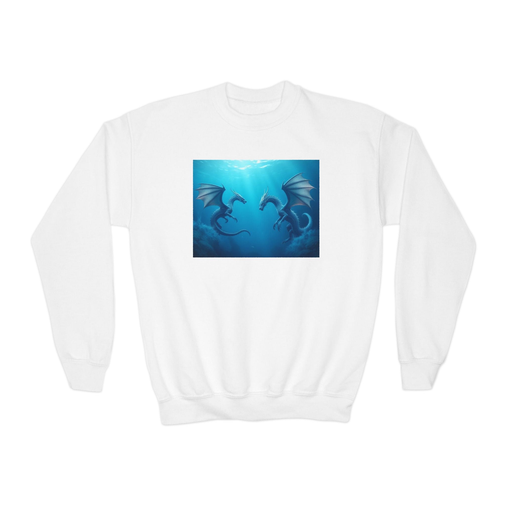 Blue Sea Dragons Adventure Crewneck Sweatshirt