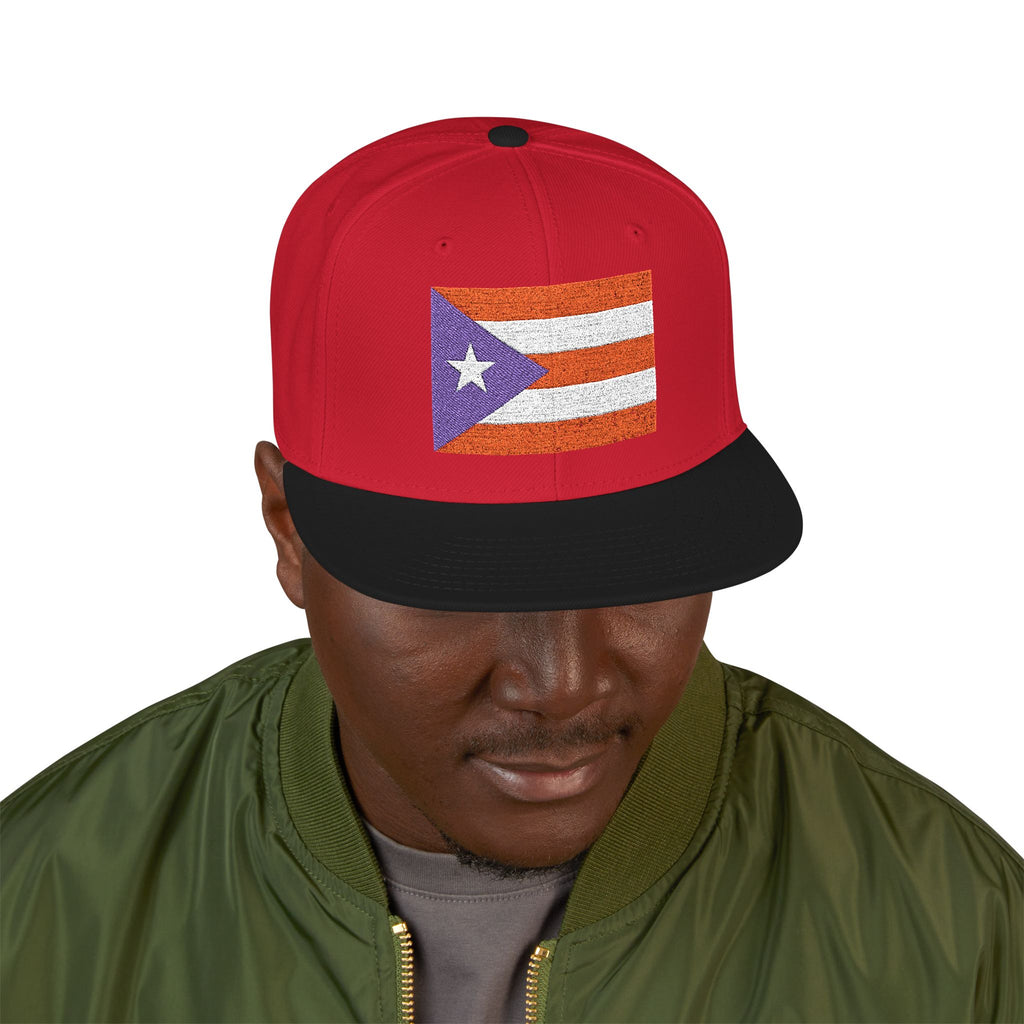 Embroidered Puerto Rico Flag — Unisex Streetwear Cap