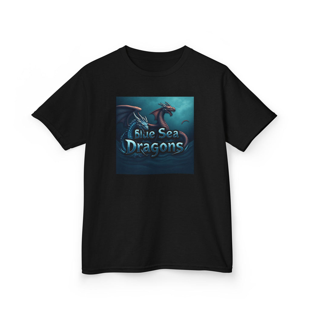 Blue Sea Dragons Big Kids Tee — Ocean Animals Graphic Shirt
