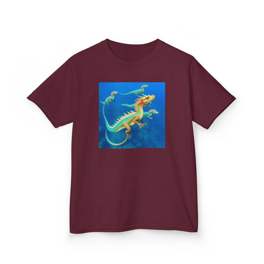 Blue Sea Dragons T‑Shirt — Colorful Ocean Graphic Tee