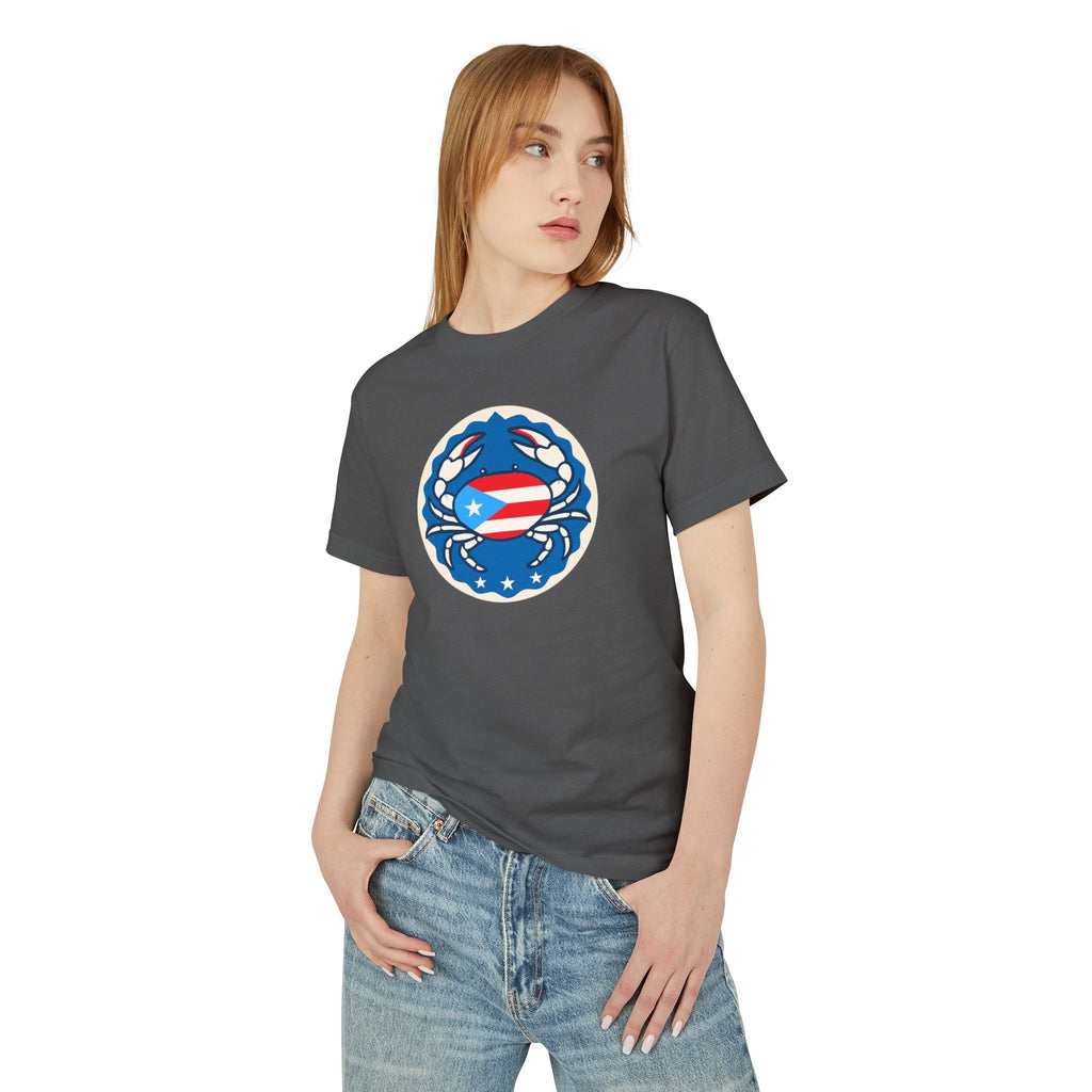 Puerto Rico Crab T-Shirt | Puerto Rican Flag Cangrejo Tee, Island Tee