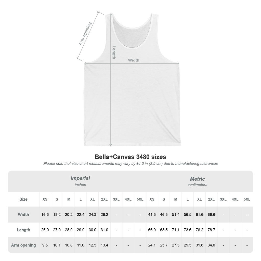 Tank Top — 'seguimos aqui' Puerto Rican Plenera & Hydrangea Floral Design