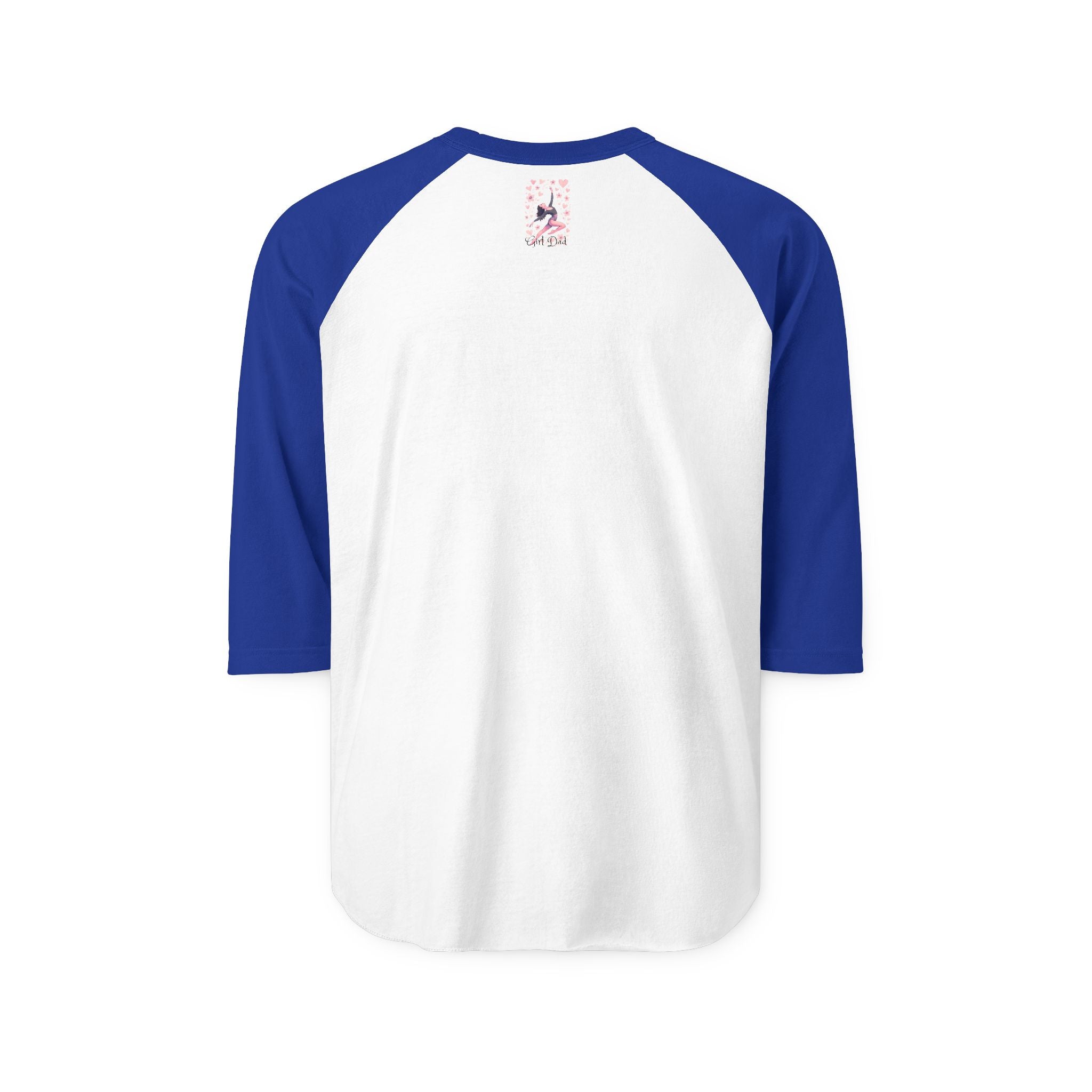 Ballerina Hearts Raglan Shirt — Dance Ballet Three-Quarter Tee