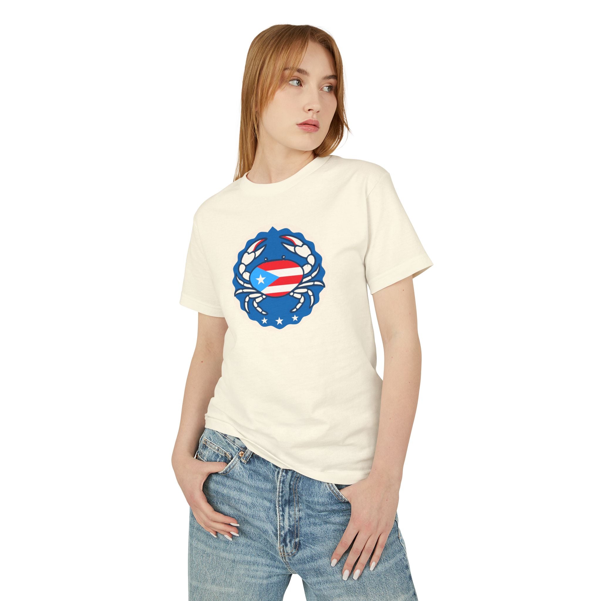 Puerto Rico Crab T-Shirt | Puerto Rican Flag Cangrejo Tee, Island Tee
