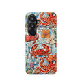 Phone Case — Colorful Mosaic Crab & Octopus Magnetic Impact-Resistant Cover S-26