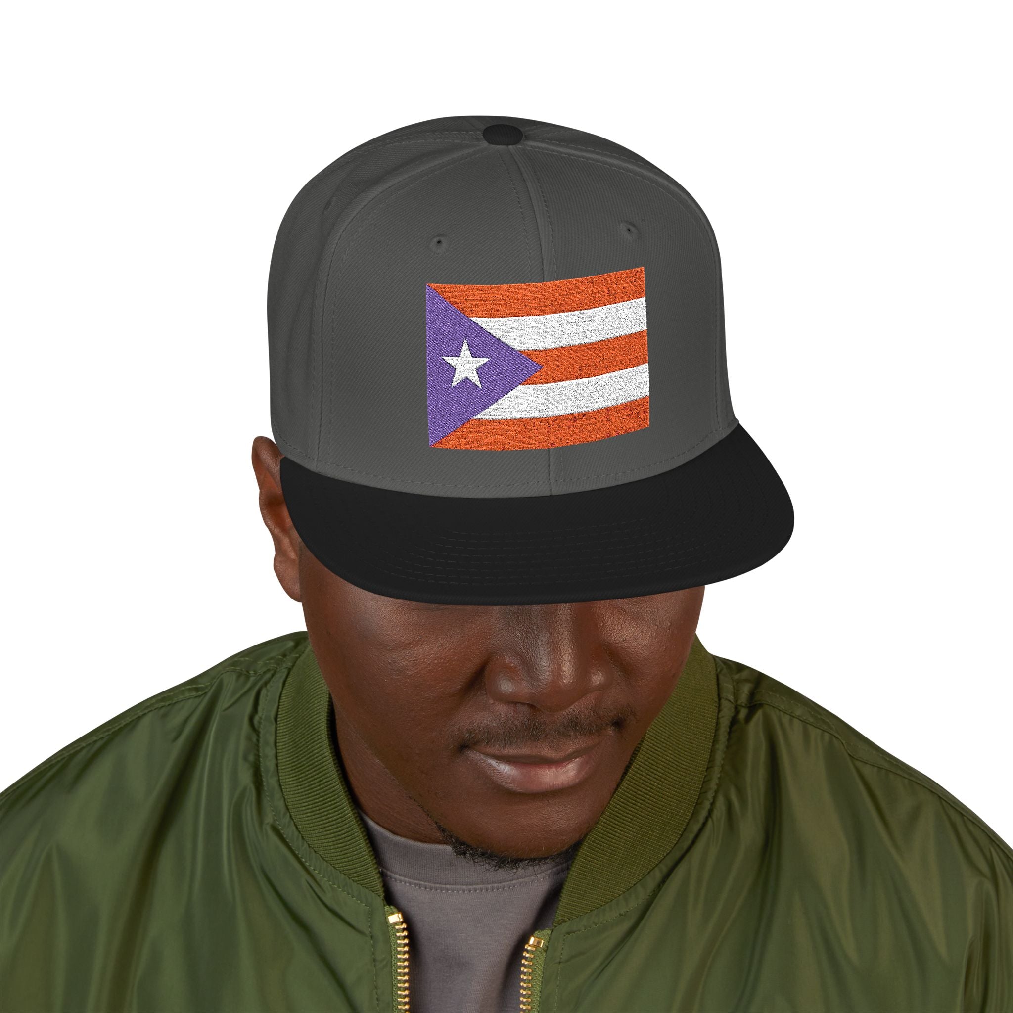 Embroidered Puerto Rico Flag — Unisex Streetwear Cap