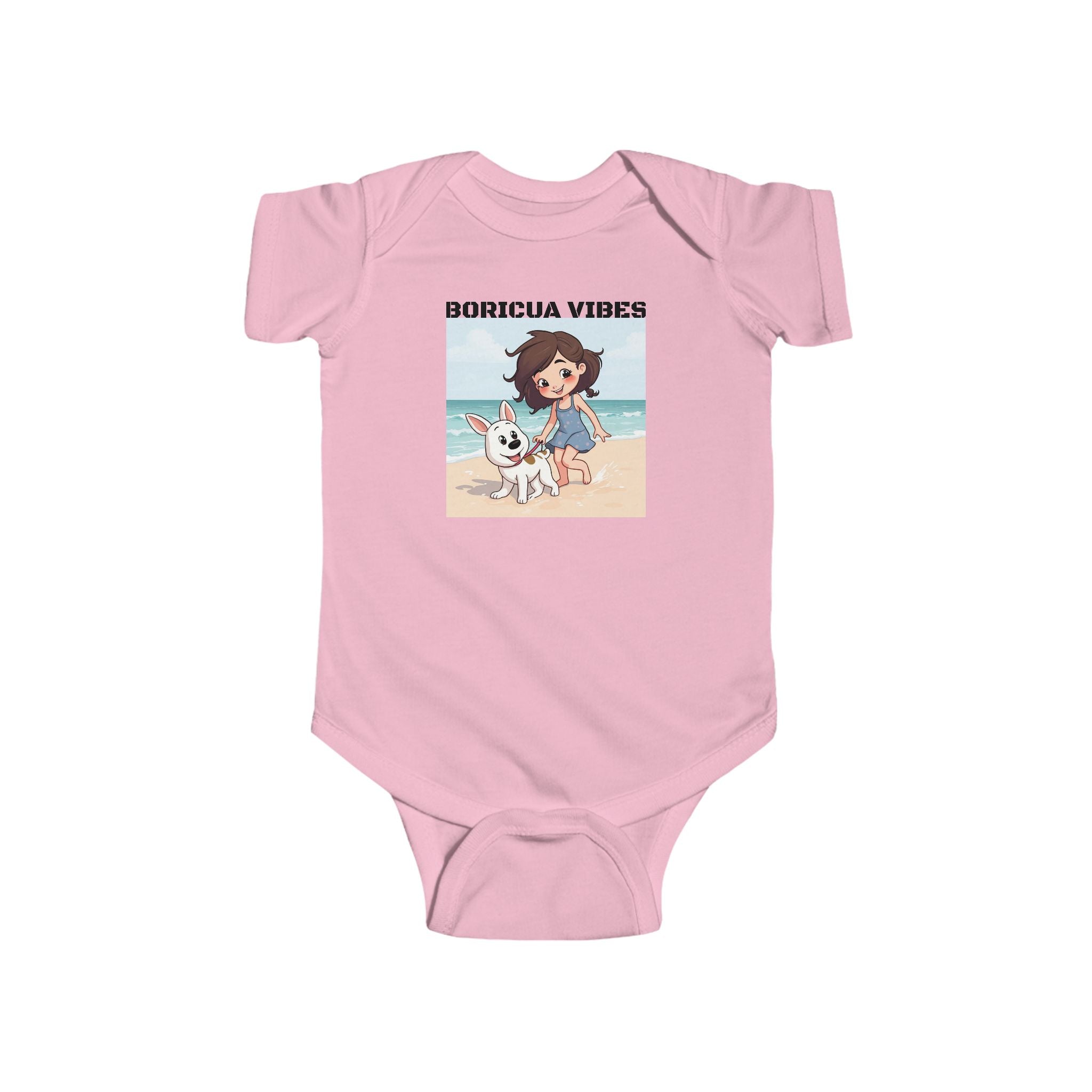 Puerto Rico Themed Bodysuit – Boricua Vibes Summer Onesie