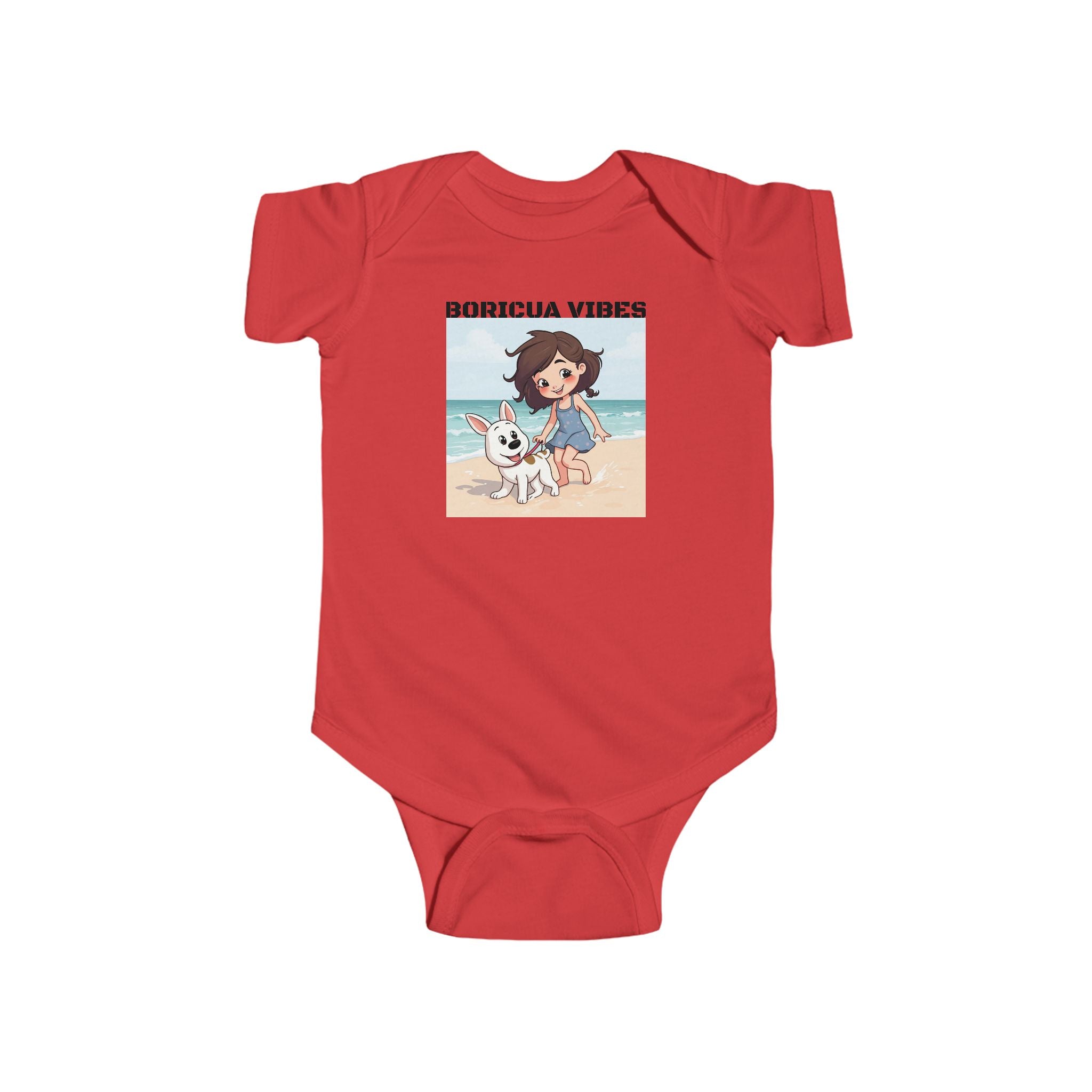 Puerto Rico Themed Bodysuit – Boricua Vibes Summer Onesie