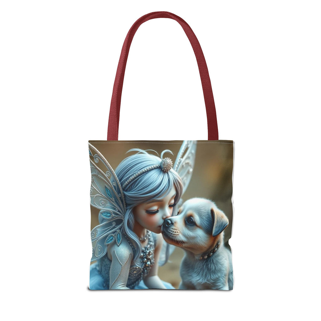 Magical Fairy Puppy Tote Bag – Fairy Portrait All-Over Print
