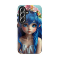 Phone Case — Elf Girl with Floral Style Tough Protective Case