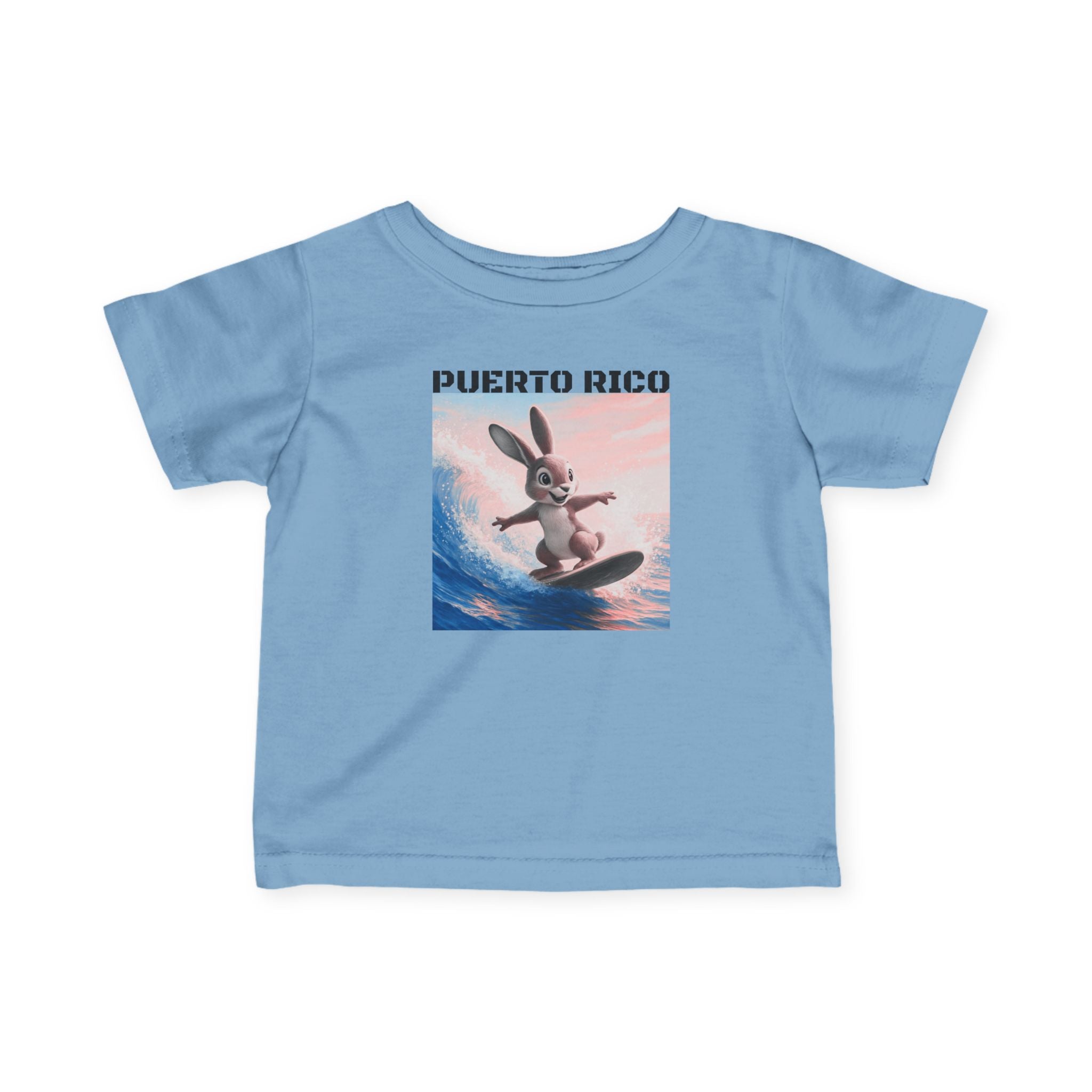 Infant Tee — Surfing Bunny Puerto Rico T-Shirt