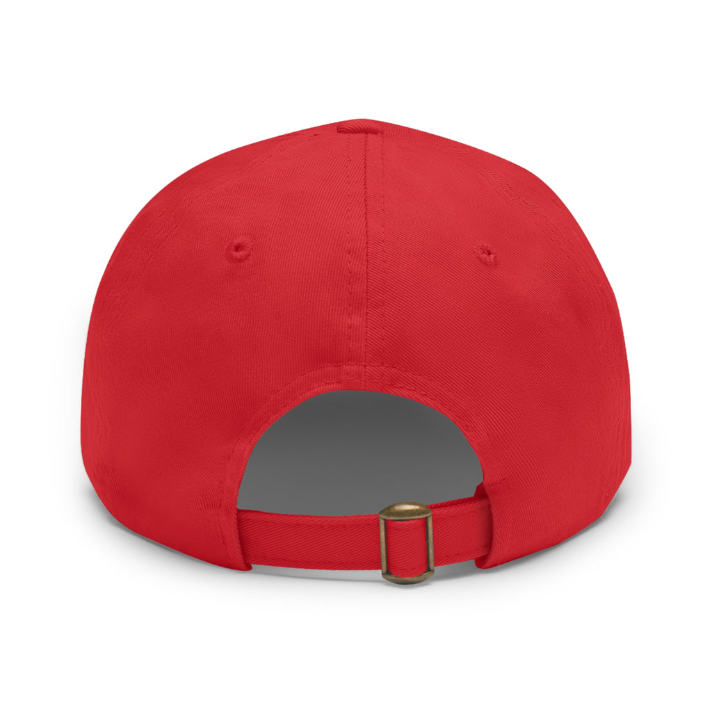Dad Hat — "Puerto Rico Bunny" Leather Patch Baseball Cap