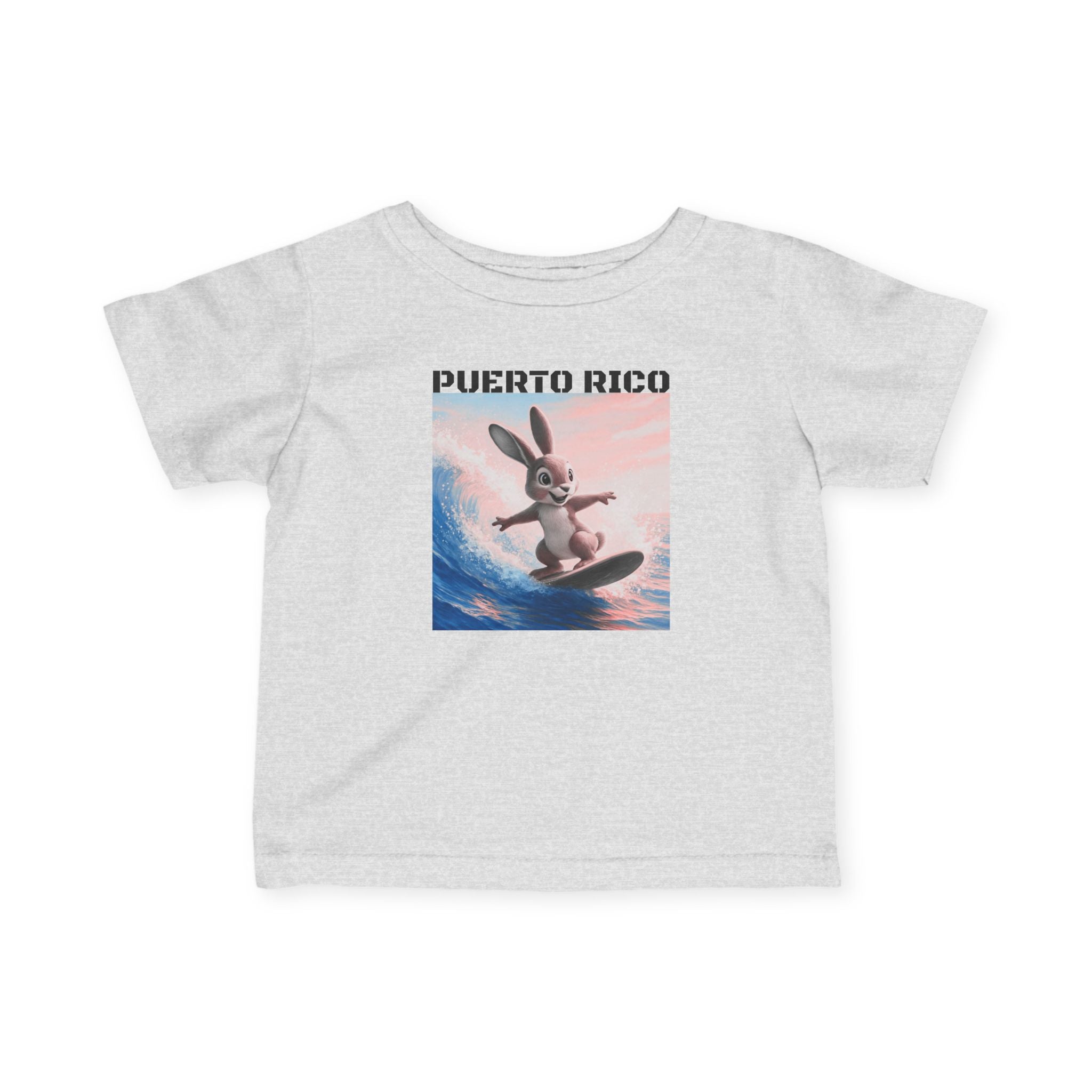 Infant Tee — Surfing Bunny Puerto Rico T-Shirt
