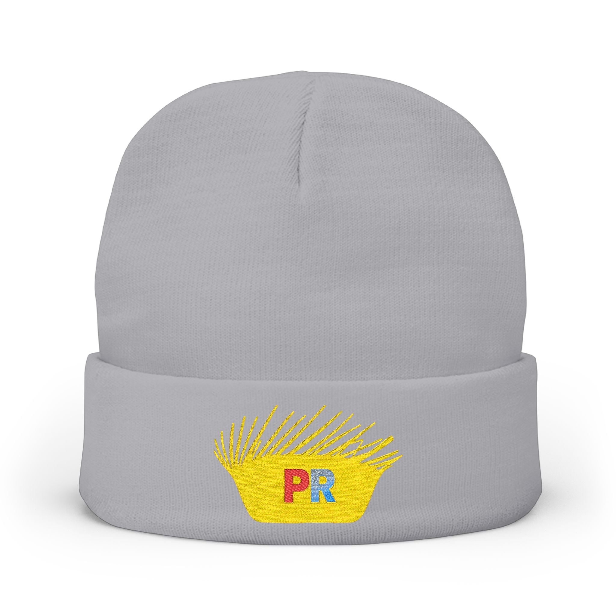 Knit Beanie (Embroidery) PAVA Puerto Rico Pride