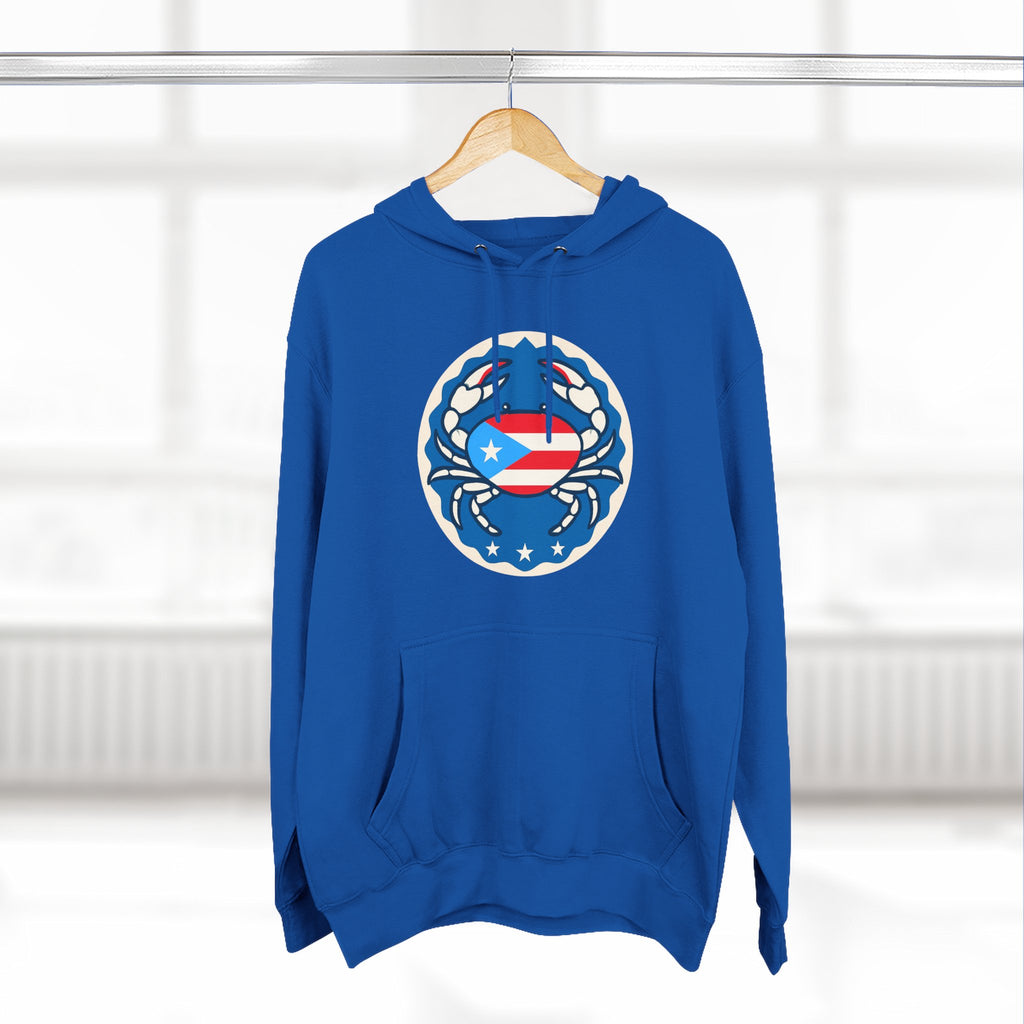 Puerto Rico Crab Hoodie / Cangrejo Sweatshirt, Island Sweatshirt