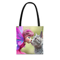 Magical Fairy Cat Tote Bag — Fairy Cat Art Tote