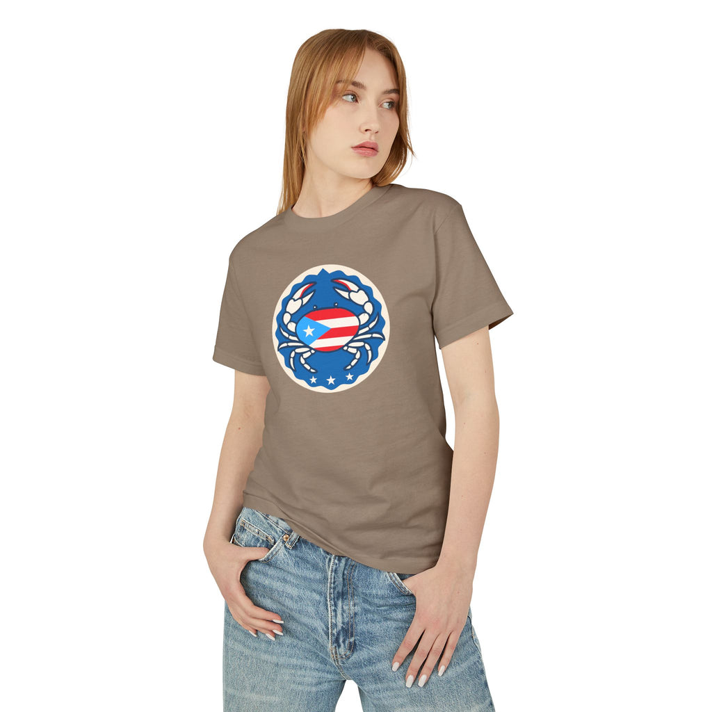 Puerto Rico Crab T-Shirt | Puerto Rican Flag Cangrejo Tee, Island Tee