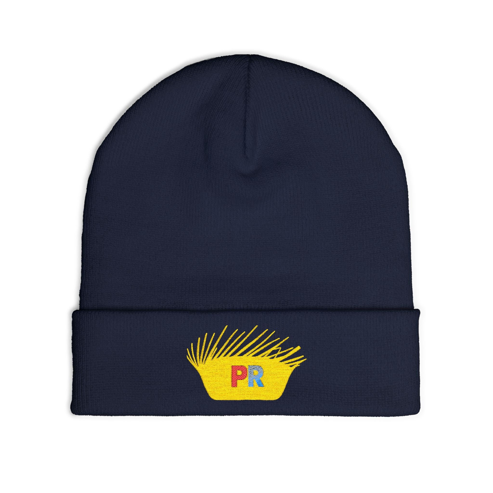 Knit Beanie (Embroidery) PAVA Puerto Rico Pride
