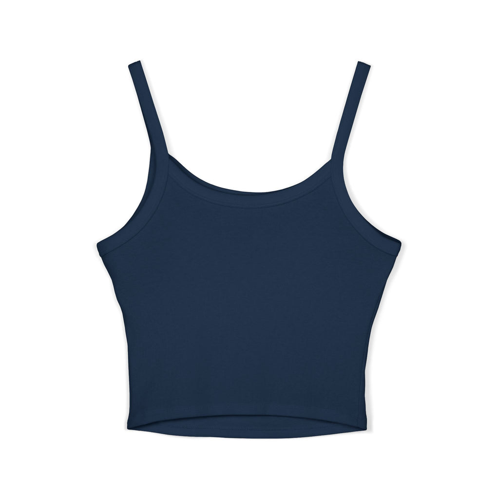 Verano Eterno Puerto Rico Women's Strap Crop Sunflower — Women’s Spaghetti Strap Crop