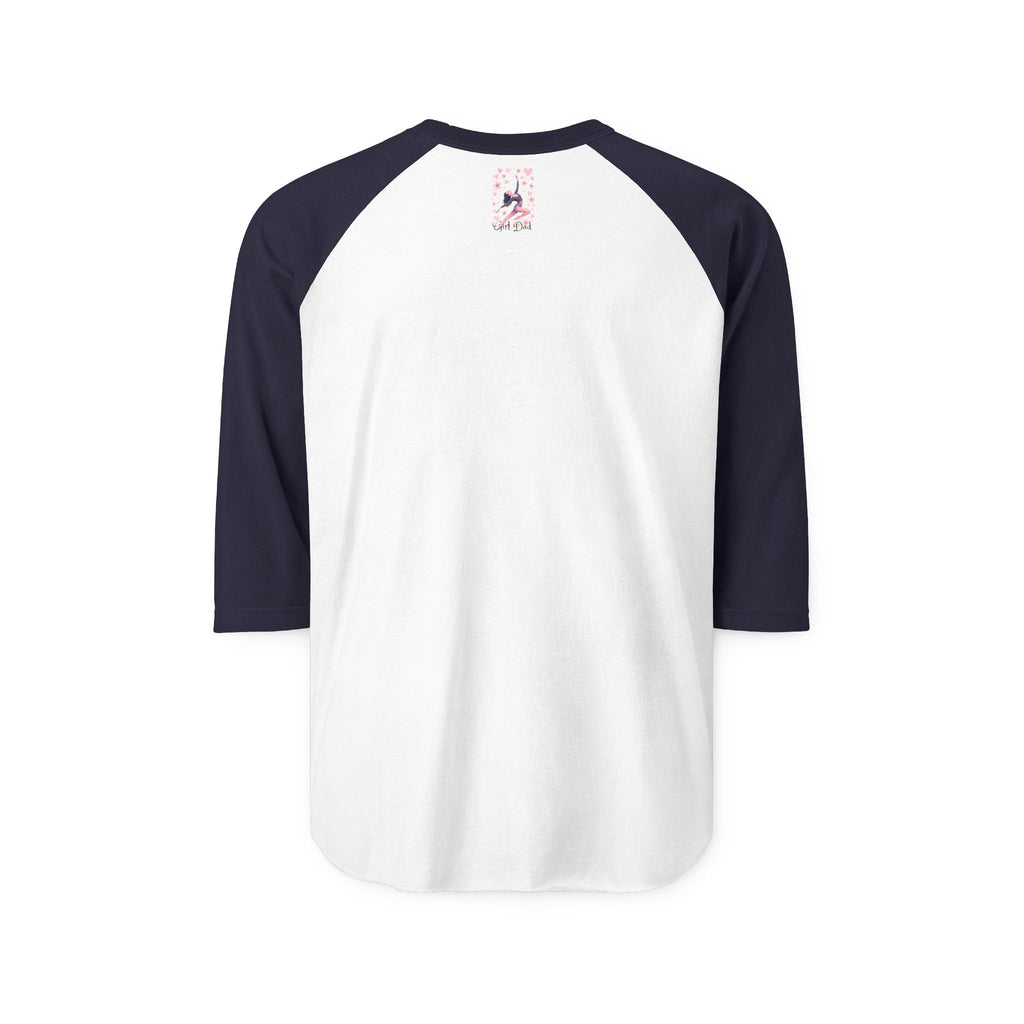 Ballerina Hearts Raglan Shirt — Dance Ballet Three-Quarter Tee