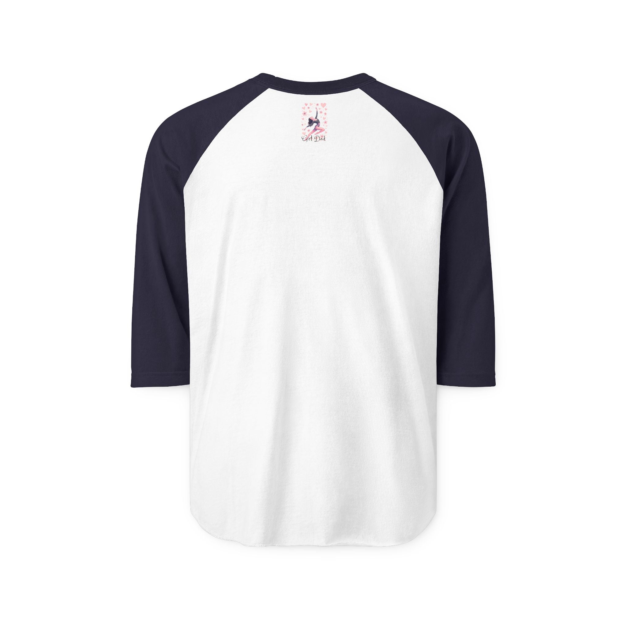 Ballerina Hearts Raglan Shirt — Dance Ballet Three-Quarter Tee