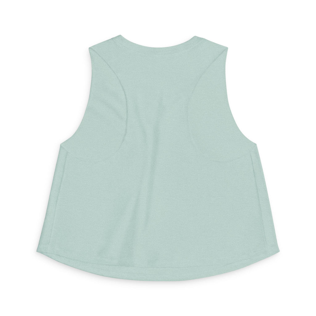Dancer Silhouette Crop Top – Gold Hearts Ballet Tank for Women