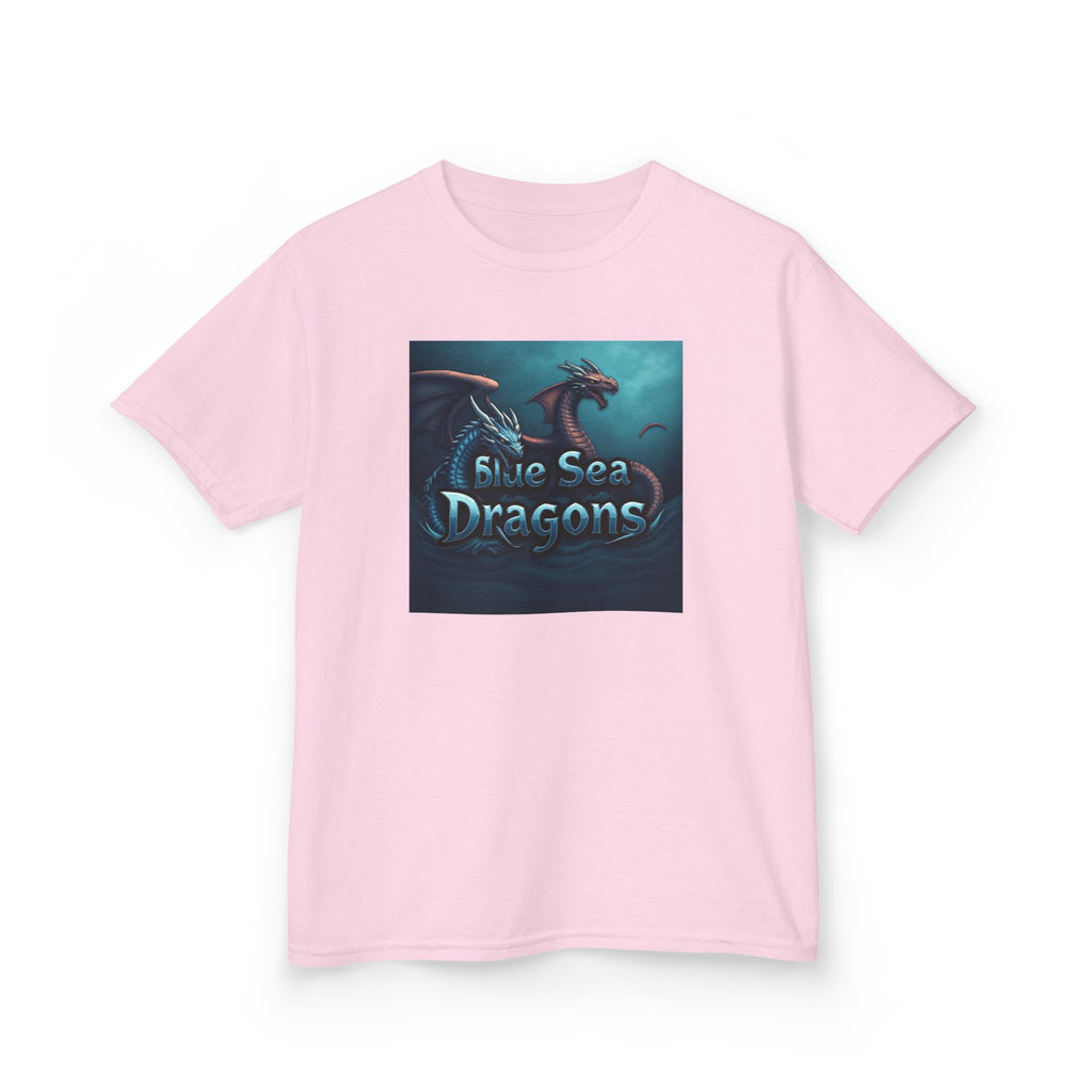 Blue Sea Dragons Big Kids Tee — Ocean Animals Graphic Shirt