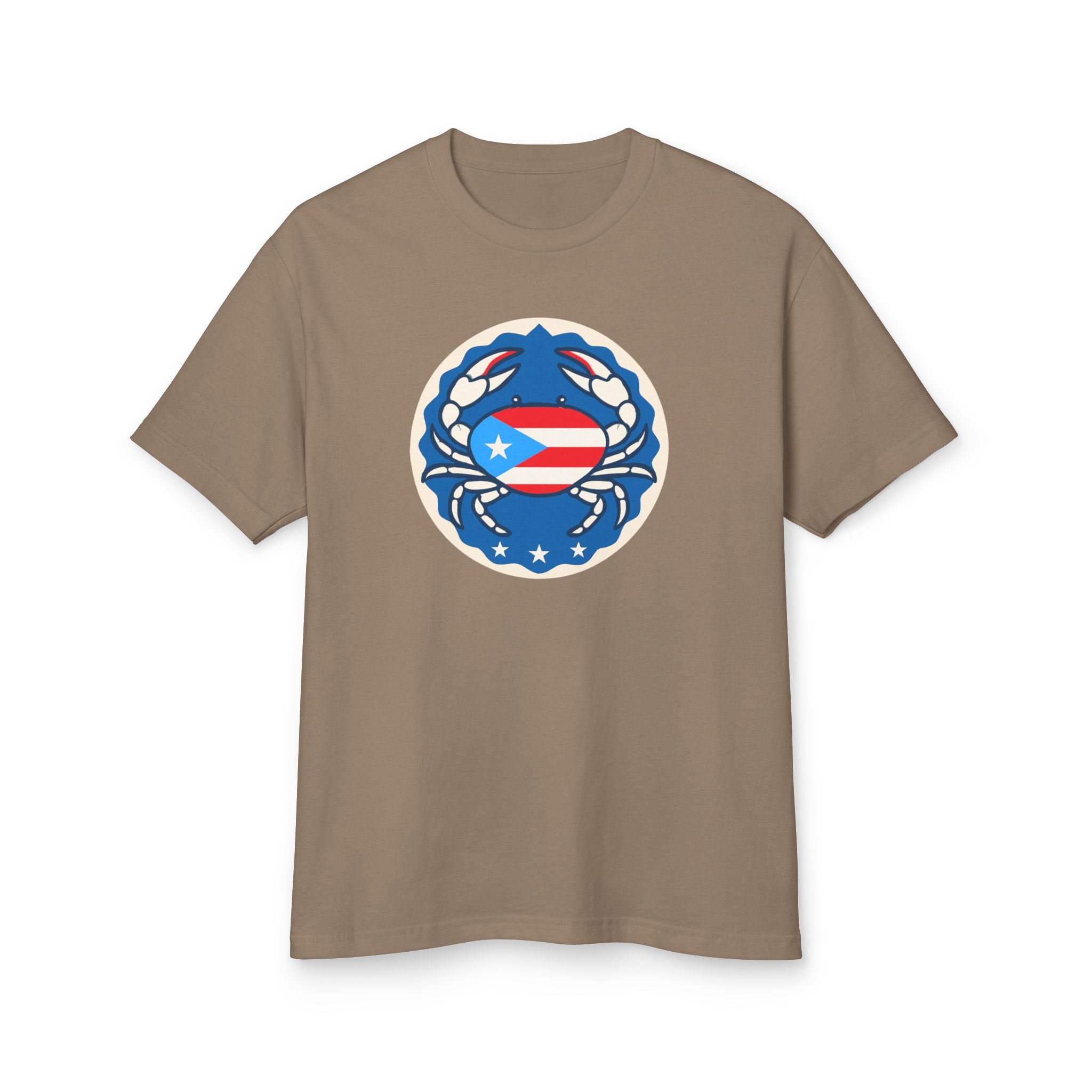 Puerto Rico Crab T-Shirt | Puerto Rican Flag Cangrejo Tee, Island Tee