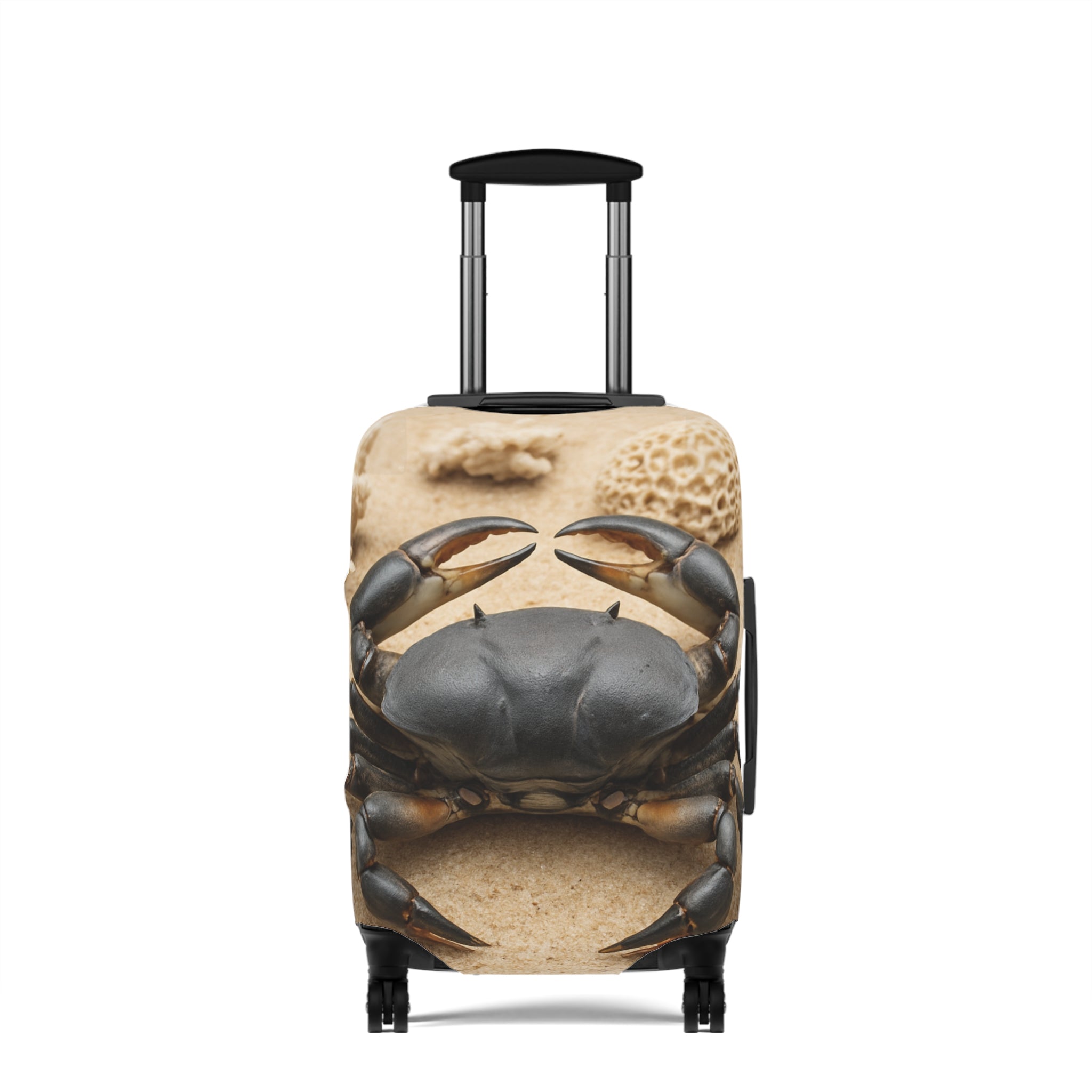 Sand Crab Luggage Cover | Beach Travel Suitcase Protector