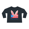 Puerto Rico Bunny Ears Toddler Long Sleeve Tee