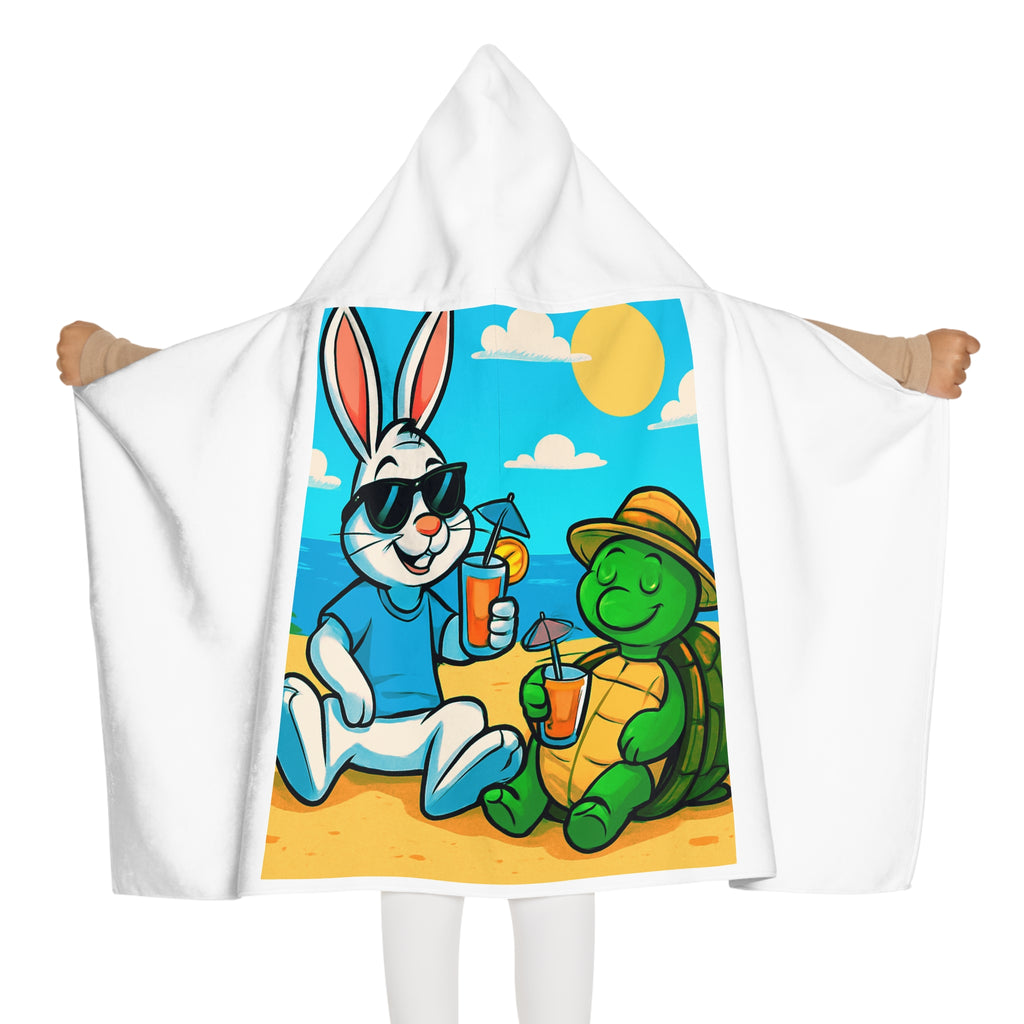 Youth Hooded Towel — Bunny & Turtle Beach Swim Towel for Kids