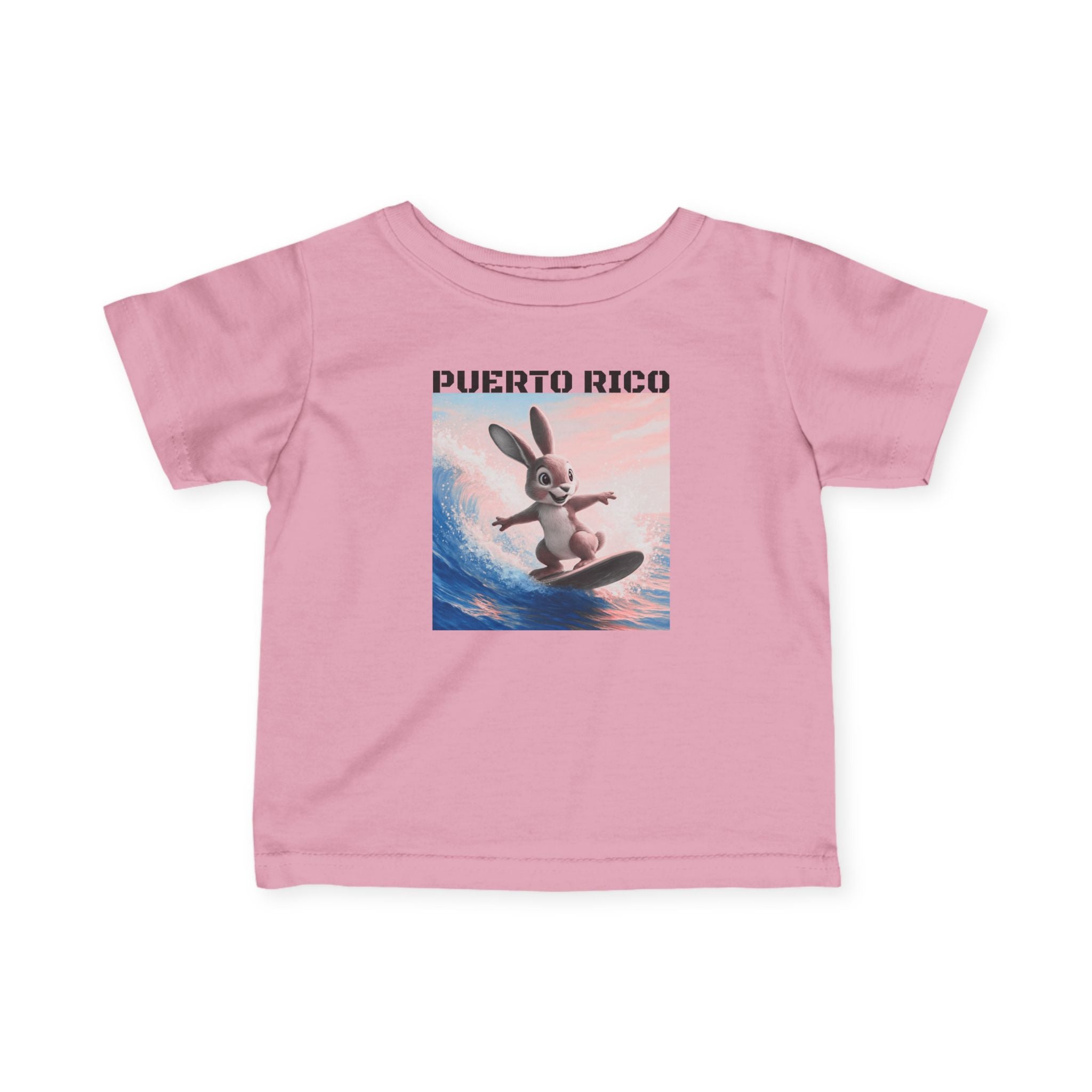 Infant Tee — Surfing Bunny Puerto Rico T-Shirt