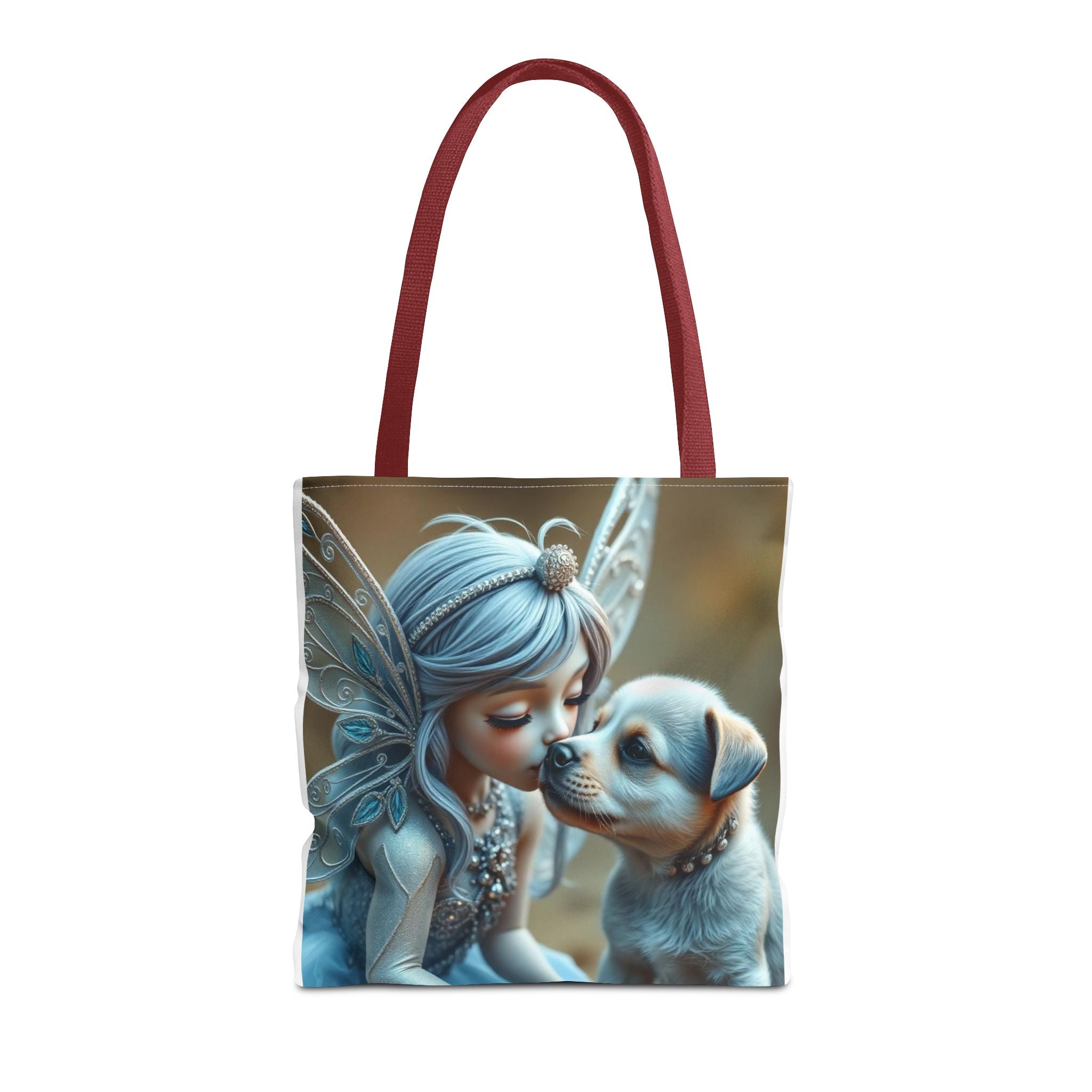 Magical Fairy Puppy Tote Bag – Fairy Portrait All-Over Print