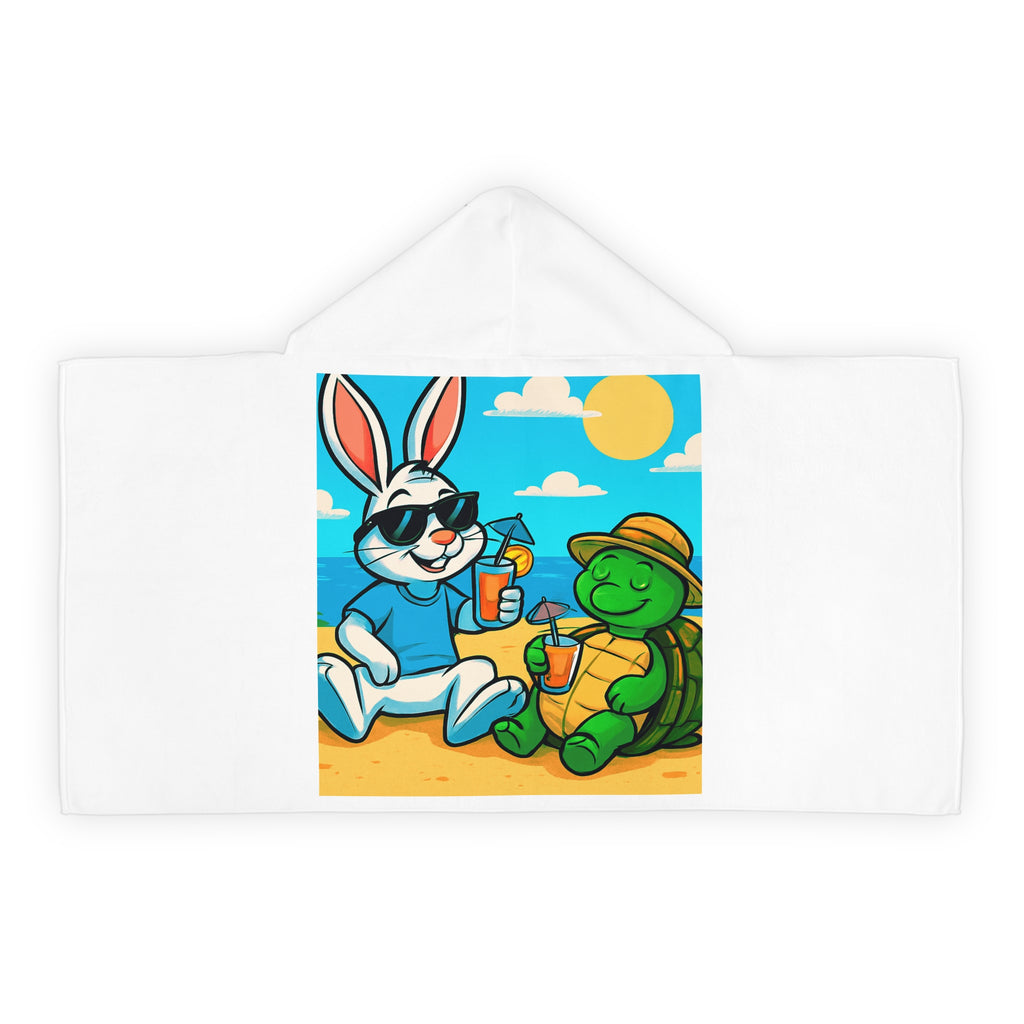 Youth Hooded Towel — Bunny & Turtle Beach Swim Towel for Kids