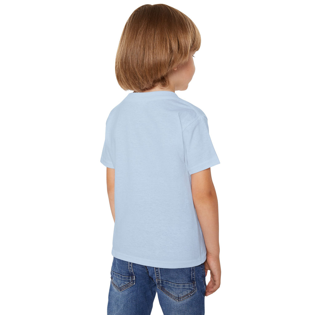 Toddler T-Shirt — Beach Cow in Sunglasses Graphic (Summer Vacation, Kid Tee)