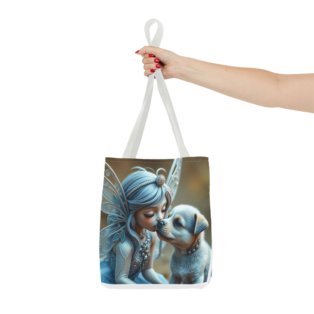 Magical Fairy Puppy Tote Bag – Fairy Portrait All-Over Print