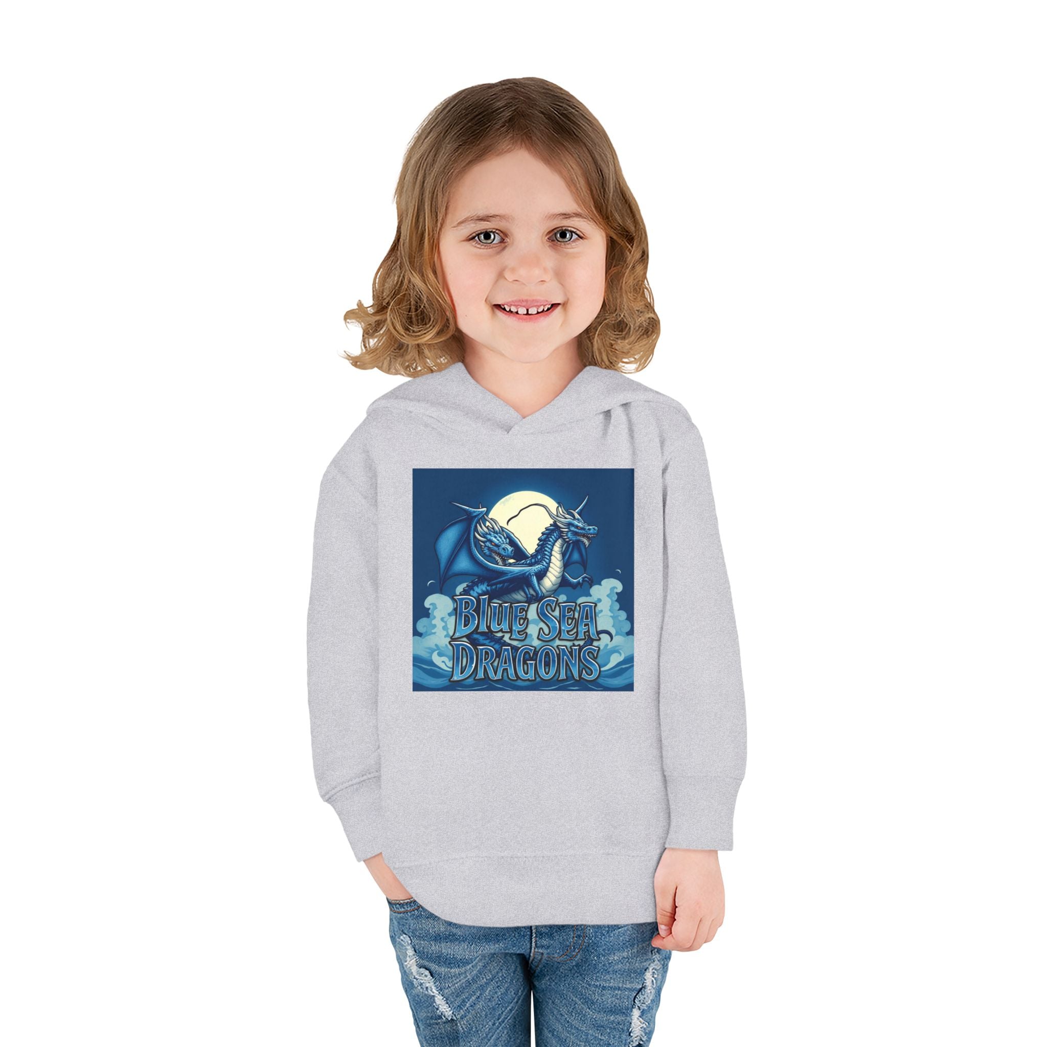 Toddler Hoodie - Blue Sea Adventures Nautical Sailboat Fleece Pullover