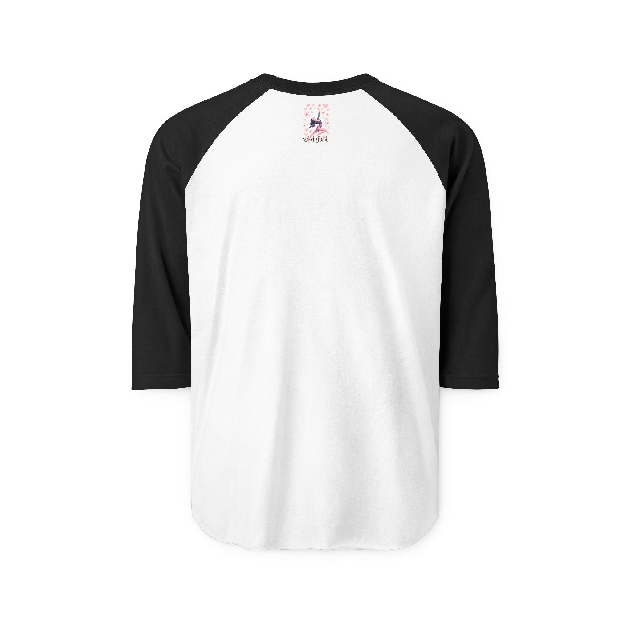 Ballerina Hearts Raglan Shirt — Dance Ballet Three-Quarter Tee