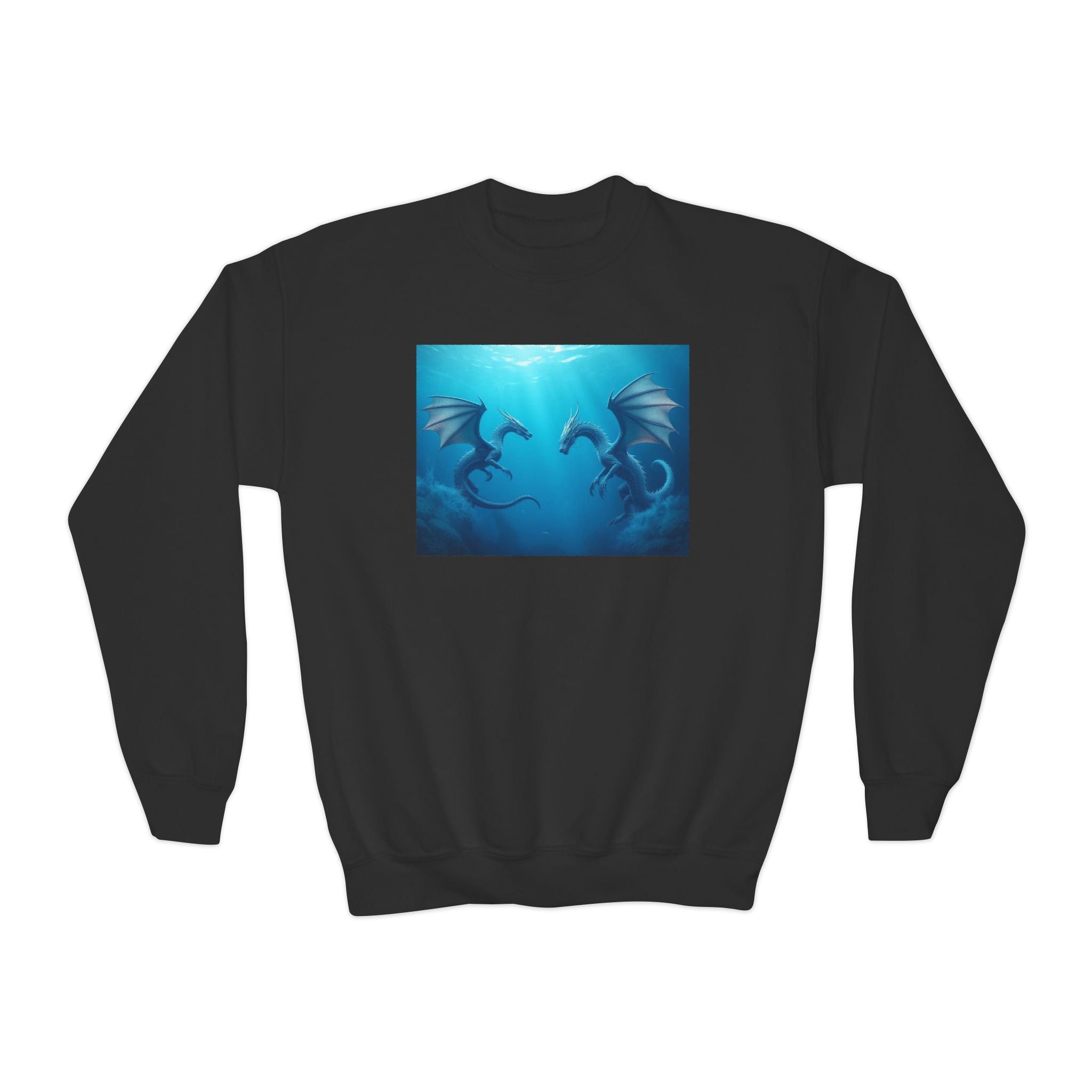 Blue Sea Dragons Adventure Crewneck Sweatshirt