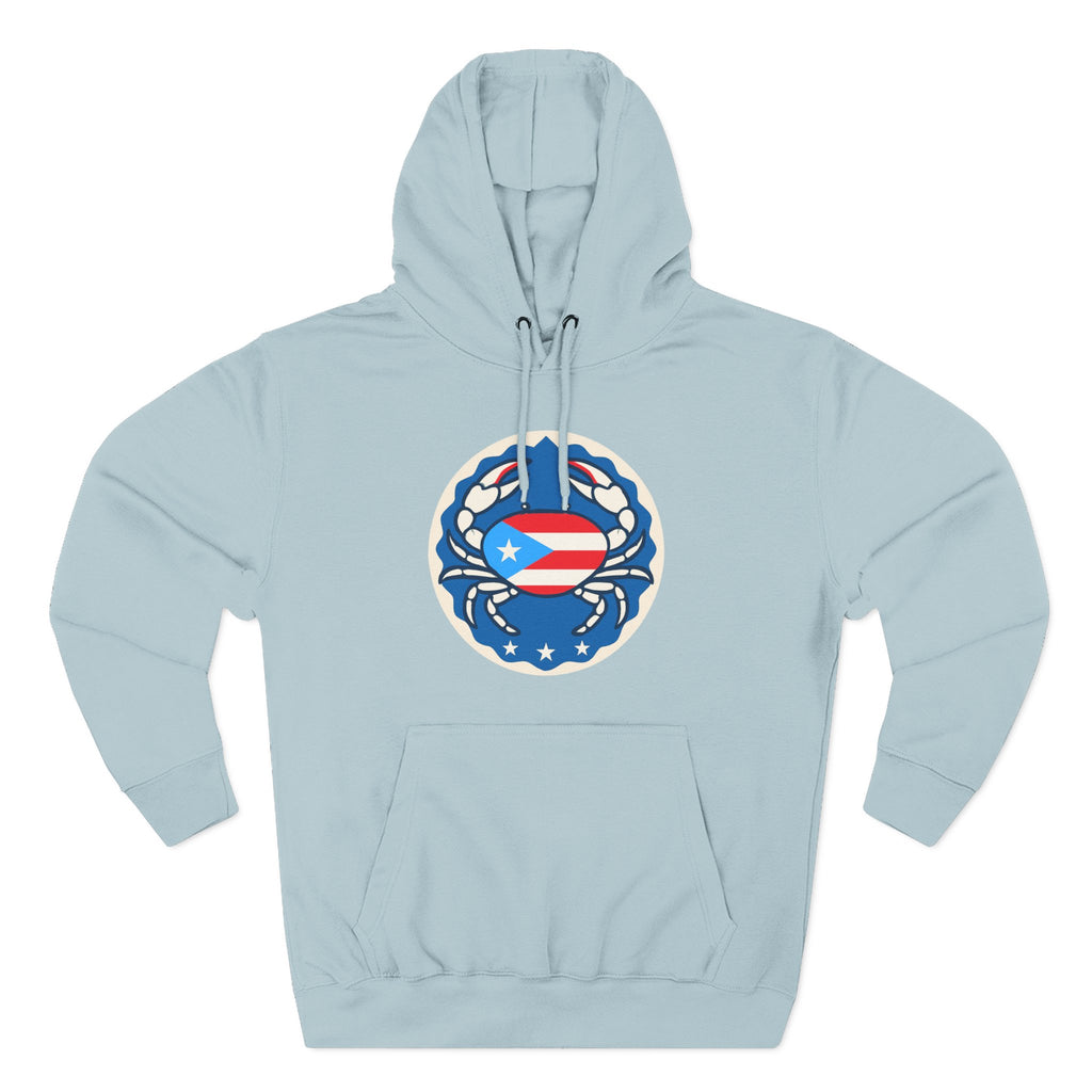 Puerto Rico Crab Hoodie / Cangrejo Sweatshirt, Island Sweatshirt