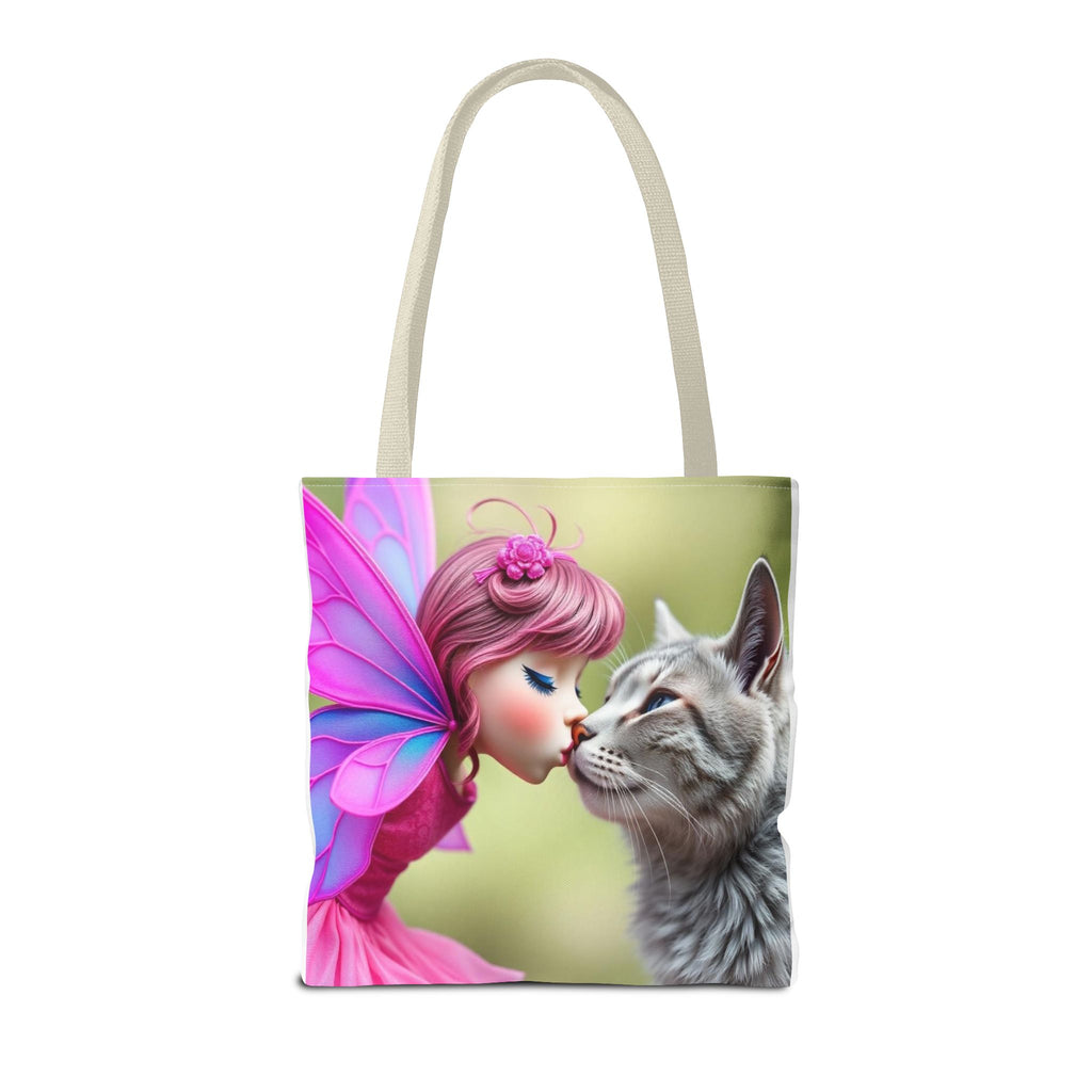 Magical Fairy Cat Tote Bag — Fairy Cat Art Tote